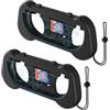 Generico Impugnatura Supporti controller per Switch 2 J- CON, Impugnature resistenti all'usura Supporto per controller impugnature confortevoli Design ergonomico per Switch 2 J- CON (Nero)
