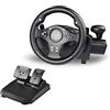 VOMI Drive PRO Sport USB Volante da Corsa con Leva del Cambio e Pedali per - PS4 PS3 PS2 PC XBOX360 XBOXONE NSSWITCH Android TV Box, Volante da Gioco Girevole 270 ° Multi-in-1