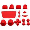 BAFOVY Pulsanti di Ricambio per Controller di Gioco da 16 Pezzi, Materiale ABS, varietà di Colori, Installazione Semplice, per la Sostituzione del Gamepad (#13)