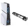 uprgk Console ventola di raffreddamento per PS5 Slim,ventole di raffreddamento ad alta velocità con luce LED,sistema di raffreddamento degli accessori di gioco,porta USB3.0 extra,facile da installare (Nero)
