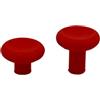 Generico 1 paio di tappi modificati del bilanciere il regolatore della maniglia del gioco di per Legion Go Joystick modificato sostituzione del joystick del bilanciere colorato Shell (Rosso)
