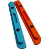 Zhixteu 1 Paio di Coperture Laterali Protettive per Switch 2, Copertura per il Punto di Connessione della Maniglia, Protezione Antiurto, Acessori di Ricambio per Console di Gioco (blu + arancione)