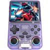 Yanmis Console di Gioco Portatile retrò, Console di Gioco retrò di Videogiochi Classico con Schermo da 4 Pollici 720x720 Memoria da 128 GB Batteria da 3000 MAh per Lettori Doppi 2D 3D (PURPLE)