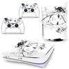 PDURMBUAB Nessuna Schiuma Nessuna Bolla Pelle Decalcomanie Anime Console Per PS5 Disk Edition 2 Controller Pellicola Vinile Avvolge, Durevole, Resistente Graffi 49553