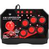 Leapiture Arcade Fight Stick, Wired Arcade Joystick Universale Portatile Arcade Fight Stick Computer Game Controller Accessori per Switch/PC/PS3