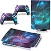 YLMKMVLCZC Decalcomania Decal Skin Per PS 5 Disk Edition Console 2 Controller Vinile Cover Wraps Per PS5 Disc Version 49250 Pellicola Protettiva