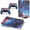 PDURMBUAB Nessuna Schiuma Nessuna Bolla Per PS5 Skin Disc Edition & Digital Edition Console E Controller Vinyl Cover Skins Wraps Resistente Ai Graffi, Compatibile 17727(Disc Version)
