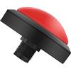 Smandy Pulsante Registrabile, Plastica con Luce LED, Facile Montaggio per Distributori Automatici Interattivi e Macchine da Gioco, Diametro 100 Mm (100#-rosso+interruttore a tre gambe+luce LED)