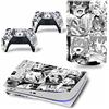 PDURMBUAB Nessuna Schiuma Nessuna Bolla Per PS5 Skin Disc Edition & Digital Console E Controller Vinyl Cover Skins Wraps Resistente Ai Graffi, Compatibile 30310(Disc Version)