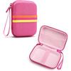 Generico Borsa da trasporto Per Trimui Brick Console di gioco, borsa dell'organizzatore portatile della cassa dura antiurto la console di gioco portatile di per Trimui Brick (Rosa)