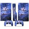 YLMKMVLCZC Pelle Decalcomania Per PS5 Slim Skin Disc Edition Console E Controller Vinyl Cover Skins Wraps Resistente Ai Graffi Compatibile No Shrinkage Forte Adesione 71204 Avvolgimento Della Pelle