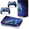 GALSOR Protettivo Per PS5 Skin Disc Edition Anime Console E Controller Vinile Cover Skin Wraps Per PS 5 Disc Version 30810 Senza Bolle E Senza Residui