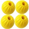 Awkvuty Confezione da 4 palline per cani, giocattoli per cani resistenti per masticatori aggressivi, palline in schiuma EVA galleggiano in acqua (4 pezzi da 9 cm)