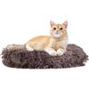 RICHRAIN Cuscino per gatti, rotondo, in peluche, cuscino di ricambio | Morbido peluche, cuscino rotondo per gatti, ideale per tiragraffi e cuccia per gatti, lavabile in lavatrice