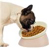 Pawdoer Petdoer Ciotola per cibo per bulldog francese, inclinata inclinata, ciotola antiscivolo per animali domestici, per francesi, shih tzu, cani dalla faccia piatta, gatti