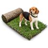 PetZolla Ricarica M Cane PetZolla - Traversina per cani in vero prato 92x52cm, | Ricambio facile da sostituire per il Kit Cane M, Lettiera per cani da interno dura oltre le 4 settimane - Made in Italy