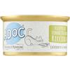 Adoc Naturally Premium, Alimento Umido Complementare per Gatti, Tonnetto con ricciola, 24 Lattine da 85 g, in Gelatina, Senza Conservanti e Coloranti