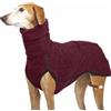 Earnmore Autunno E Inverno Caldo Levriero Labrador Cane Da Pastore Vestiti Per Cani Di Grandi Dimensioni Camicia A Collo Alto Maglione In Pile Elasticizzato Maglione Per Cani Gilet Giacca Per Animali