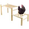 Generico Posatoio Per Galline Da Pollaio | Giocattolo Robusto e Sicuro in Legno per Fattoria,Per Pollaio E Barra Di Posatoio Per Pollame - per Cortile Giardino e Spazi Gioco
