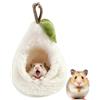 usefulbeauty Nido per criceti, morbido e caldo, amaca a forma di pera, per criceto letto morbido, per benessere rilassamento sicurezza comfort casa animali interni tempo calmo