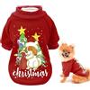 SMALLLEE_LUCKY_STORE Maglione natalizio per cani per cuccioli di piccola taglia gatti Chihuahua cane regalo
