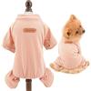 SMALLLEE_LUCKY_STORE Pigiama in Cotone a Righe per Animali Domestici Pjs per Cani di Piccola Taglia Gatti Puppy Pigiama Tuta Tuta Indoor Maglione Camicia con Gambe Yorkie Chihuahua Vestiti