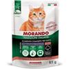 Morando Tradizioni Italiane bocconcini in gelatina per gatto sterilizzato con Salmone e Tonno bustina da 85 gr