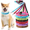 DGLpintu Collare Cane Personalizzato - Ricamo Personalizzato con Nome Dell'Animale Domestico E Numero Di Telefono - 7 Colori & 4 Taglie Regolabili - Fibbia a gancio rapido e anello a D