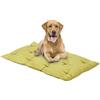 EVERGREENWEB MATERASSI & BEDS Evergreenweb - Materasso per Cane 90x115 Alto 8cm Lavabile in Lavatrice Letto Multiuso per Animali Domestici Cuscino Ortopedico Waterfoam, Cuccia Tappeto Imbottitura Morbida Effetto Piuma Color Verde