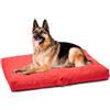 Avalon - Cuscino Cane Sfoderabile e Lavabile Grande in Tessuto Jive Antistrappo Premium, Materasso Cane Anatomico e Impermeabile, Cuccia per Cani Antipelo, Made in Italy(Linear 120x80cm-Rosso)