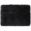FANSU Cuscino per Cani Gatti, Cuccia Cane Interno Peluche Morbida e Soffice Cuccia Gatti Sfoderabile e Lavabile per Cani Taglia Grande e Media (XS-45X30CM,Nero)