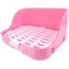 INOOMP Vasino di Plastica per Piccoli Animali capacità Grande, Facile da Pulire e Design Antigoccia, per Scoiattoli e Criceti in Giardini e Parchi