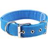 Haloppe Collare per animali domestici durevole Accessorio per animali domestici Collare per animali domestici Regolabile in nylon Cerchio per cani con anello di trazione Cinghia per il collo per