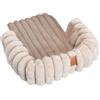 Generic Tappetino per passeggino per animali domestici, in peluche, lavabile, cuscino ergonomico morbido, fodera con fibbia magnetica, inserto per carrello, tappetino per passeggino, per esterni, interni