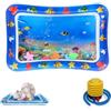 Generico Pet Water Bed, Ocean Breeze Splashland for Cat Dog, Cat Waterbed Toy with Fish, Thickened Anti-Scratch Water Mat, Feel Cool Comfort (Rectangle B)