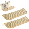 Bpoeee Natural Sisal Catnip Kicker Pillow & Chew Rope Toy for Indoor Cats, Catnip Dental Pillow, Calming Cat Toy for Kittens & Adult Cats