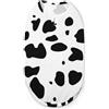Melbrakin Camicie per cani dalmata in bianco e nero Vestiti stampati per animali domestici Camicie per cuccioli Vestito traspirante per cani Felpa morbida per cani da compagnia Gatti