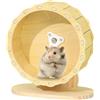 Generic Criceto Silenziatore Ruota, Criceto Ruota silenziosa consigliata Criceto Silenzioso Criceto Rotante Auto in Legno Piccolo Animale Esercizio Esercizio Criceto Silenzioso Ruota Ruota del Mouse Spinner