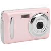VELATEMOR Fotocamera Digitale Portatile, Punto HD 1080p e Fotocamera Scatta 16x Zoom Digitale, Fotocamera Digitale con Focus Automatico Compatto da 2,4 Pollici per Ragazzi per Ragazzi di (PINK)