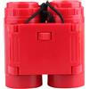 KIXZSAZ Telescopio Kid pieghevole Cinturino ad risoluzione Binocolo per bambini Binocolo con ingrandimento 2,5x Giocattolo per guardare all'aperto, Rosso
