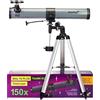 Levenhuk Blitz 76 PLUS Telescopio Rifrattore, Apertura 76 mm | Montatura EQ2, Ideale per Osservare la Luna, Pianeti e Oggetti del Cielo Profondo, con Accessori Inclusi, per Principianti