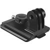 YIGZYCN Base di montaggio leggera per casco per action camera moto equitazione arrampicata corsa sport supporto adattatore installare sgancio rapido casco Mount