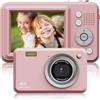 LYEAA Macchina fotografica digitale a 2,4 pollici per i bambini HD 1080P video 500W punto e spara la macchina fotografica