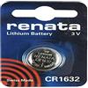 Renata Batteria al litio CR1632-3 volt, 240 mAh, compatibile con Zeiss Compact Point