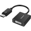 Hama Adattatore DisplayPort - Presa DVI per il trasferimento di dati digitali e segnali video (Ultra HD, 4K, 4096 x 2160) Nero