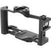 Generico Compatibile con Sony ZV1 Camera Cage Rig con slitta fredda, filettature 1/4 3/8 e supporto Arri for l'estensione della luce LED del microfono Configurazione Vlog