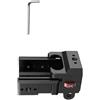 ZIDDAR Staffa per videocamera di azione in alluminio da 32 mm compatibile con base con rotazione regolare Ciclismo Base di aspirazione Supporto per fotocamera bici