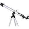 RENYUEH Telescopio per principianti adulti, completamente, oculare erettore 15X, lente 3X, apertura 60 mm, lunghezza focale 900 mm, telescopio rifrattore