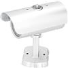 YWBL-WH Telecamera di Simulazione, Telecamera di Sicurezza Fittizia in Materiale ABS con Luce LED Lampeggiante per Uso Interno Ed Esterno, Ideale per la Sicurezza Domestica e Aziendale