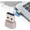 Plyisty Lettore di Impronte Digitali USB per W 10/11, Scanner di Impronte Digitali W Hello con Accesso Rapido Touch a 360°, Dongle di Sicurezza USB Plug and Play per Crittografia File PC